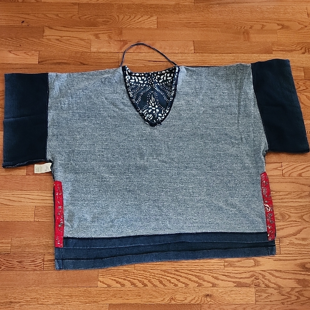 Free People Paisley Poncho - Picture 3 of 8